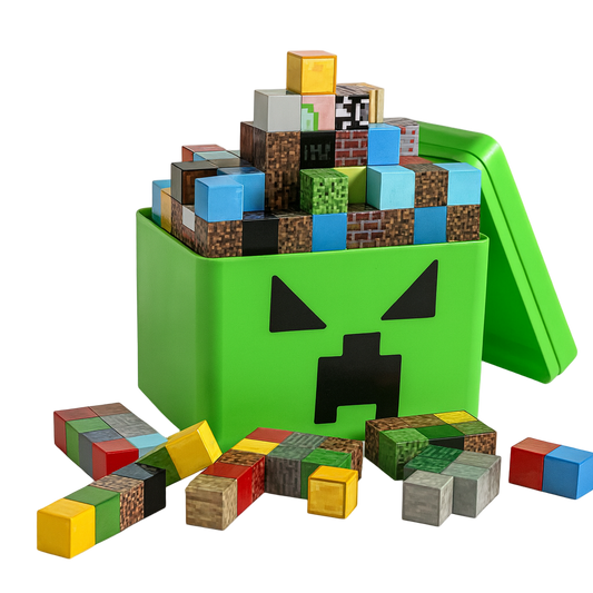 UV TOYS – Magnetic Building Blocks Creeper Box Set