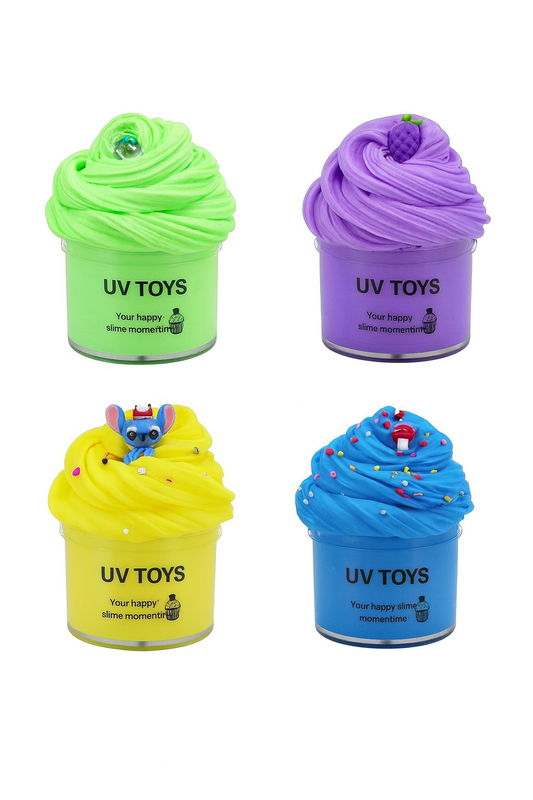 UV TOYS Butter Slime Smooth Fluffy DIY Slime Kit
